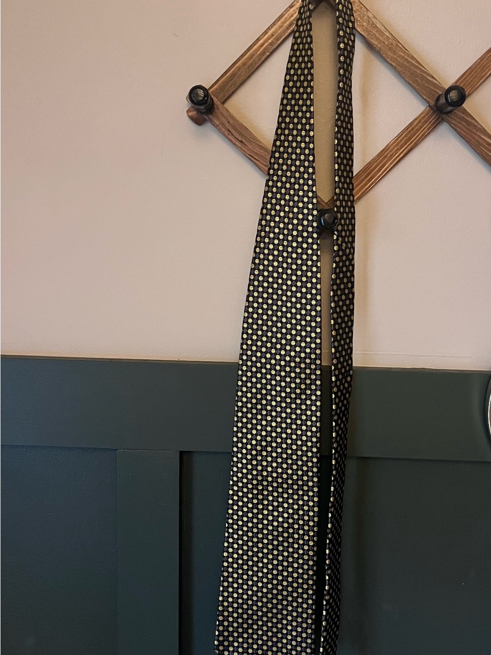 Vintage silk necktie made in Lazio Italy